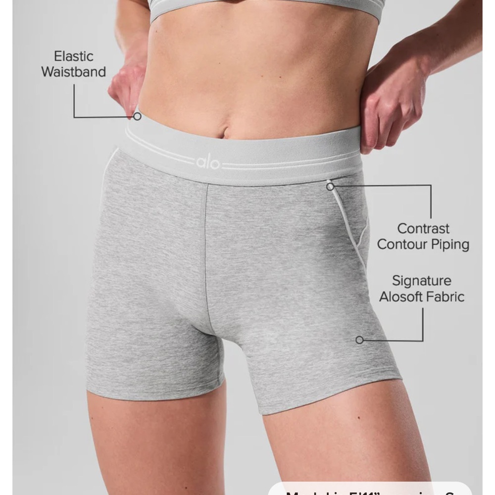 ALO Yoga 4” Alosoft High-Waist Heart Throb Short